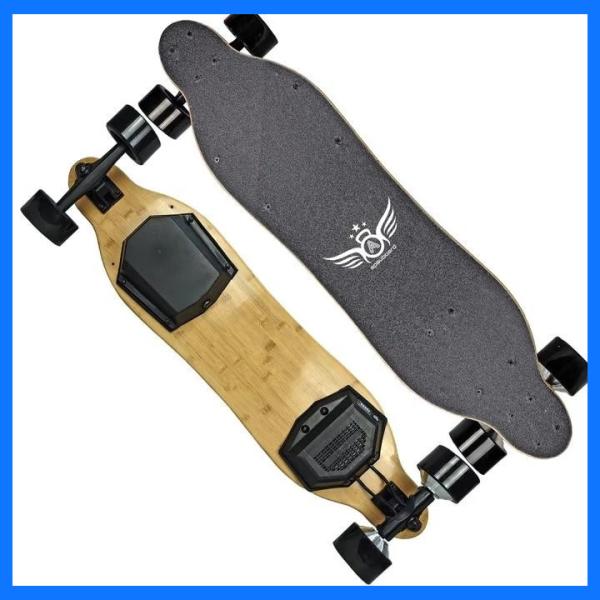 Electric Skateboard Apsuboard V3 Dual Hub Motor Skate Board Listrik dengan battery 400mAh