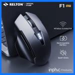 Mouse Gaming Wireless Silent Click Rechargeable Battery F1 INPHIC
