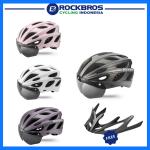 Rci Rockbros TT-16 Helm Sepeda Gowes Cycling Helmet Ultralight with Magnetic Lens Visor MTB Roadbike