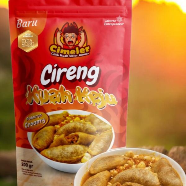 Cireng kuah keju creamy
